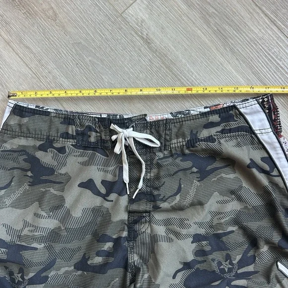 VTG Billabong Board Shorts Mens 36‎ Black Mark Occhilupo Surfing Australia Y2K Shorts